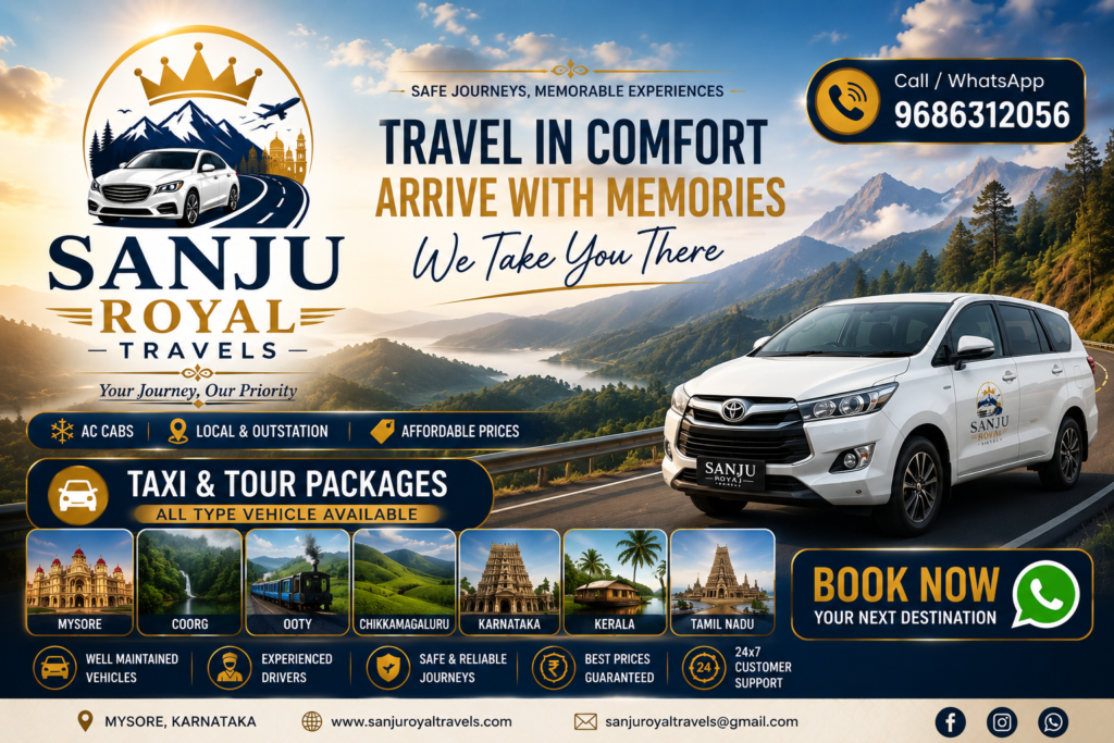 Taxi Service in Mysore & Bangalore